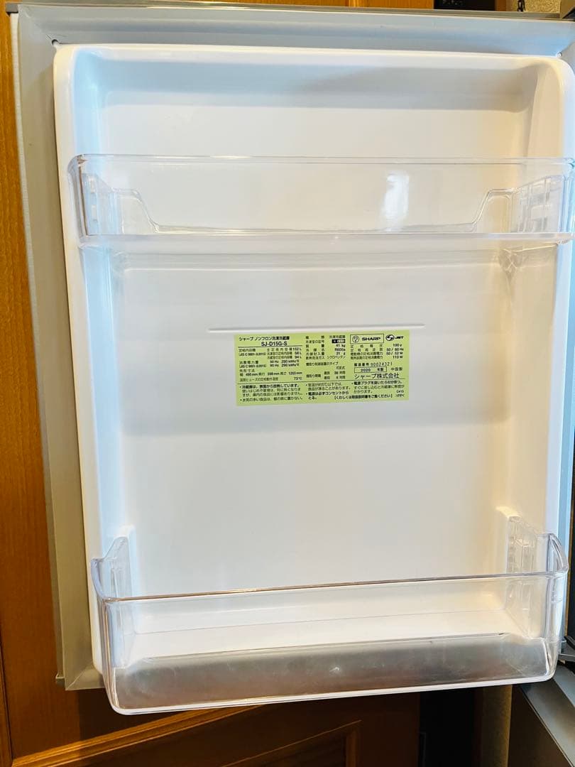 【美品】(23区内配送相談)シャープ 冷蔵庫 SJ-D16G-S 152L