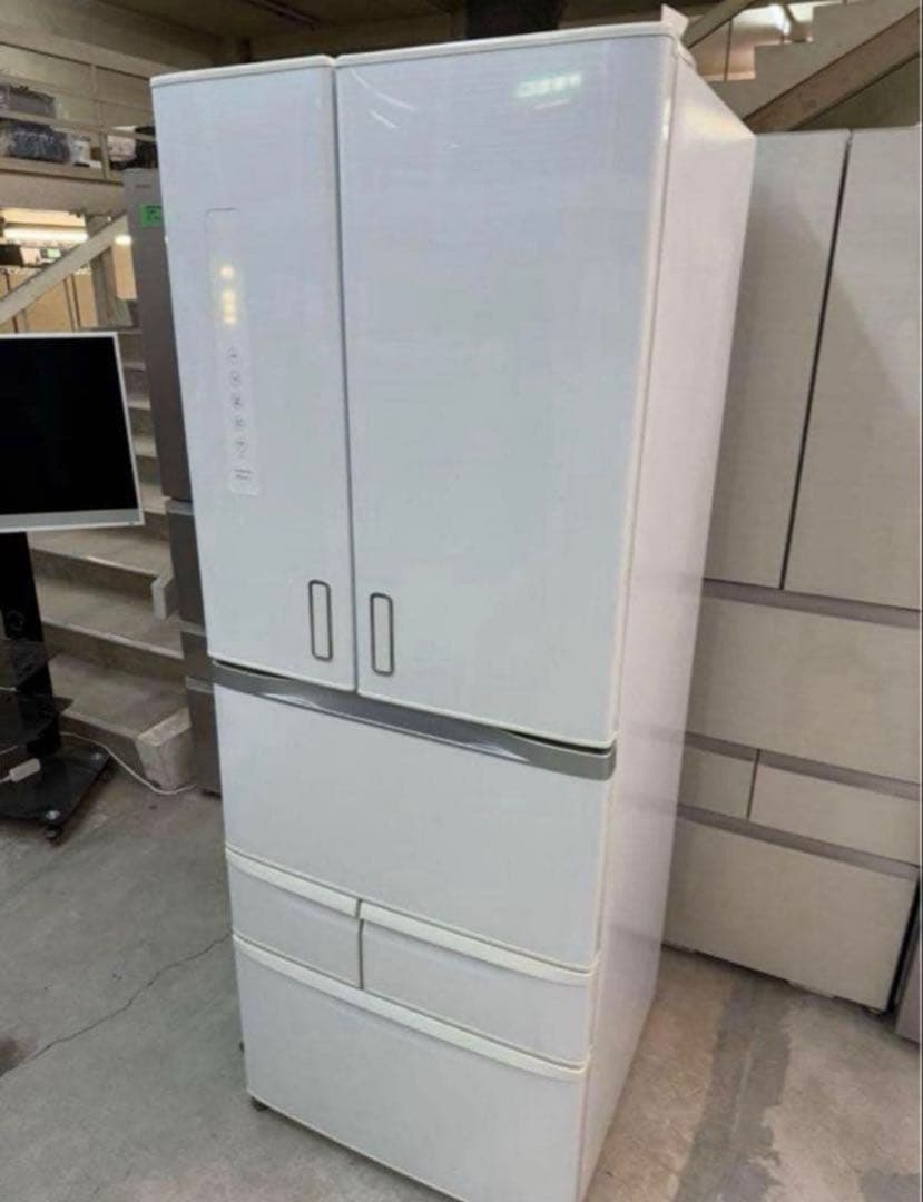 2014年式510L TOSHIBA 冷蔵庫 GR-G51FX(WS)