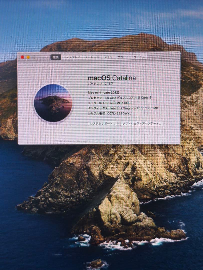 Macデスクトップ Mac mini (2012, 750GB FD, 16GB)