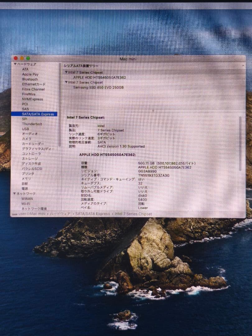 Macデスクトップ Mac mini (2012, 750GB FD, 16GB)