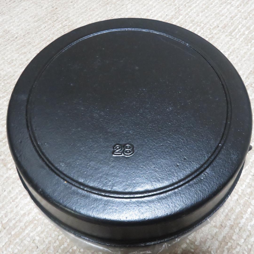未使用　保管品　すき焼き鍋　28㎝　鉄なべ　鉄鍋　４㎏位　まとめて　4個