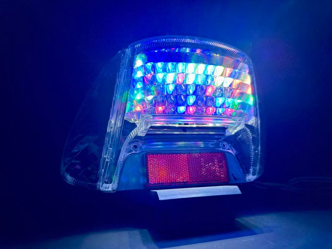 ZX af34 af35 RGB テール ランプ LED レインボー Dio