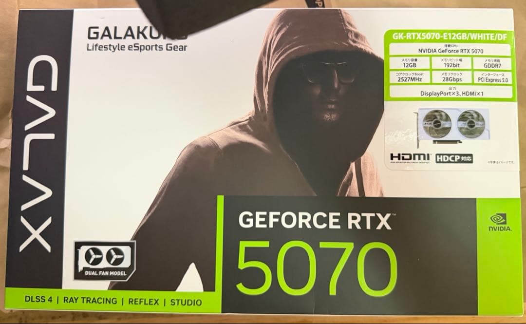［未開封］GALAX RTX 5070 グラフィックボード