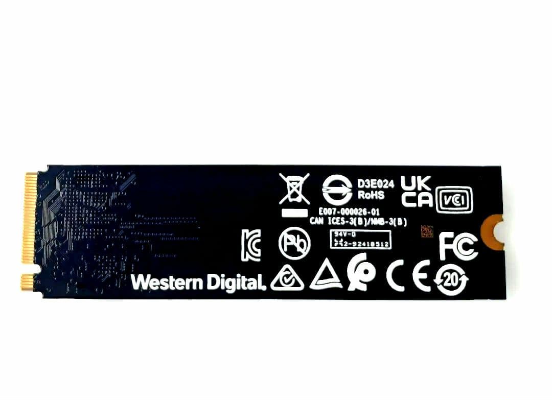 WD Blue SN580 500GB M.2 NVMe SSD使用時間23時間