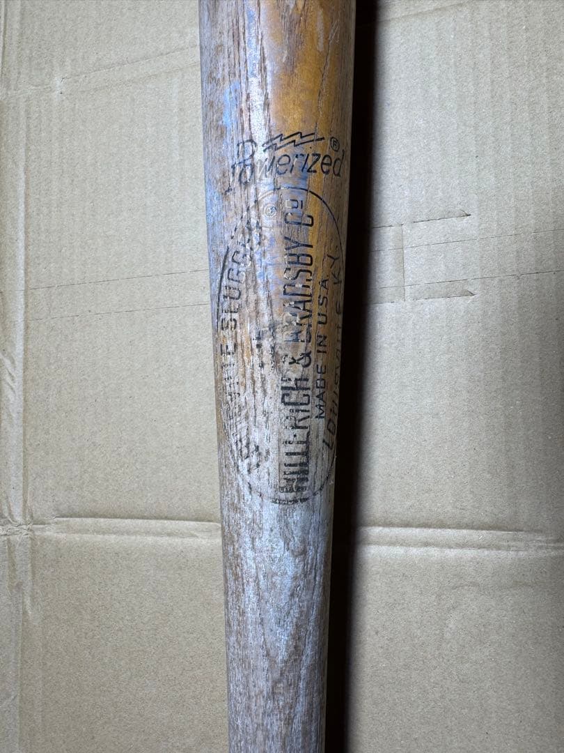 Louisville Slugger 木製バット 王貞治　ネーム入り