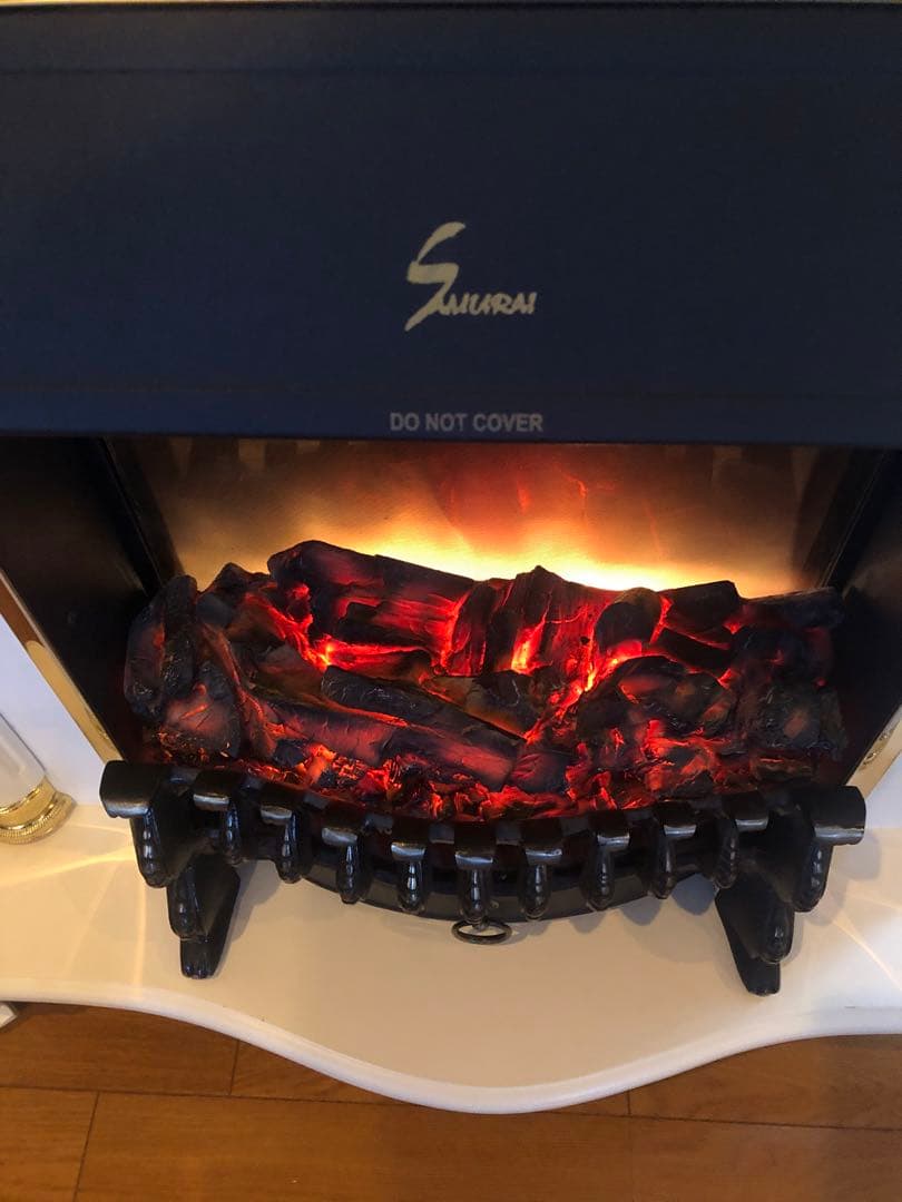 暖炉型電気ヒーター 暖炉型ファンヒーター　電気ストーブ マントルピース付き