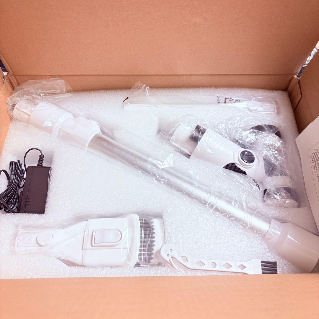 コードレス掃除機70Kpa強力自動式吸引力AI調整自立式グリーンLEDサイクロン