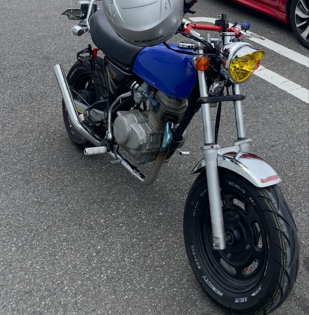 エイプ50 Pretty Racingプリティーレーシングストレートマフラー菅