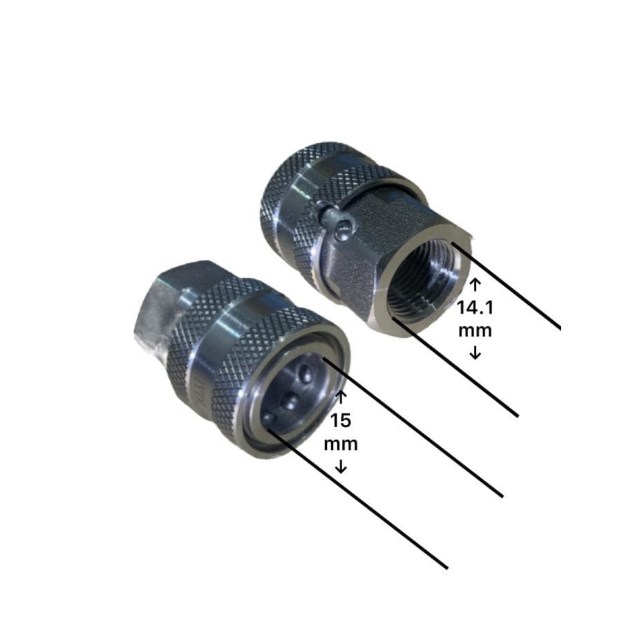 20m　3分(3/8)高圧洗浄ホース 耐圧210K ワンタッチカプラ付で簡単接続