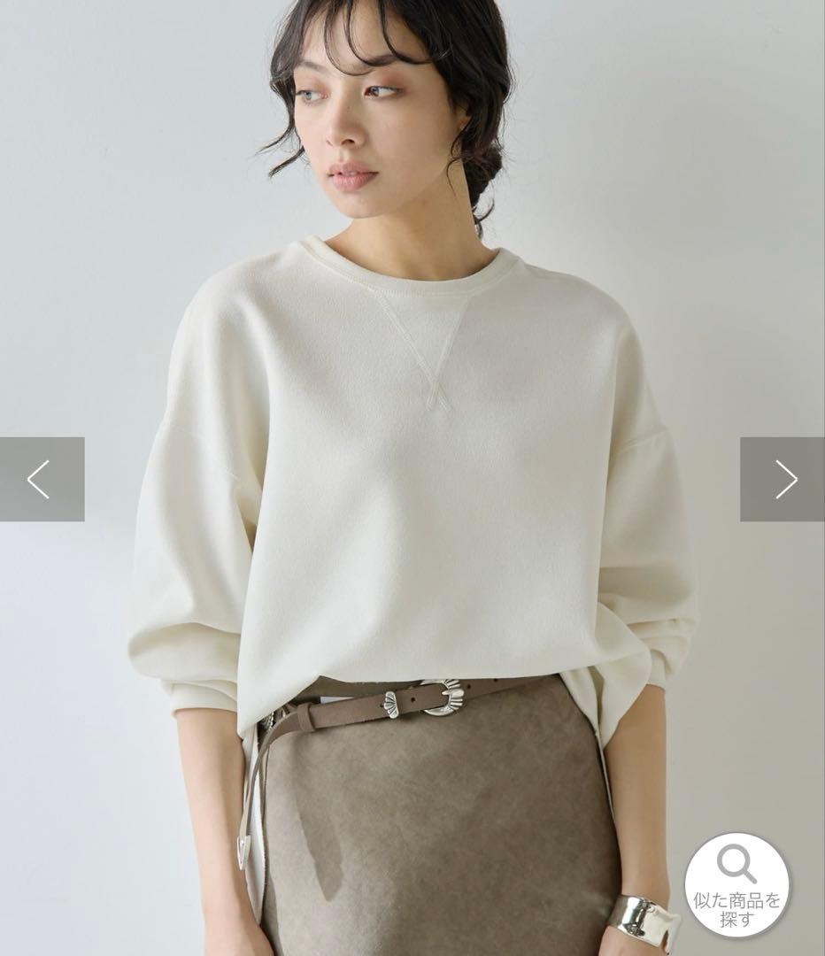 定番名品★ウィムガゼットWhim Gazette Vガゼットプルオーバー　白