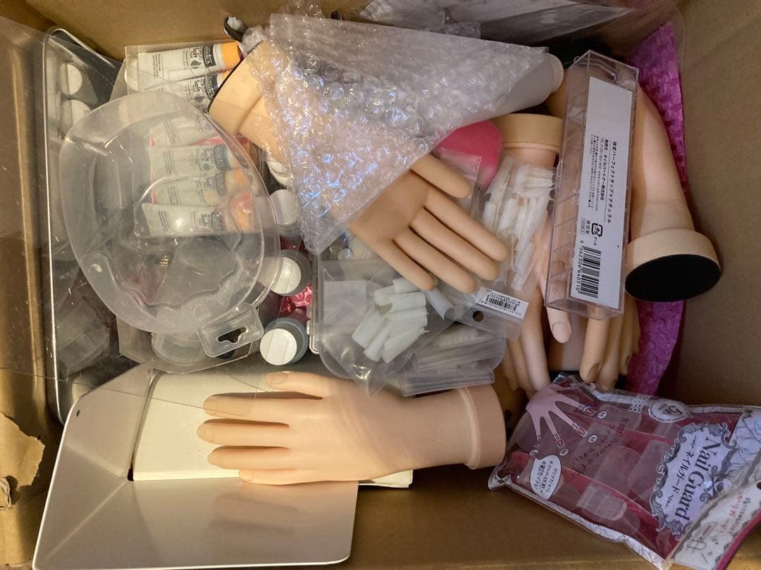 ネイル検定セット☆ハンド&ポリッシュ&ジェル＆小物類&教材