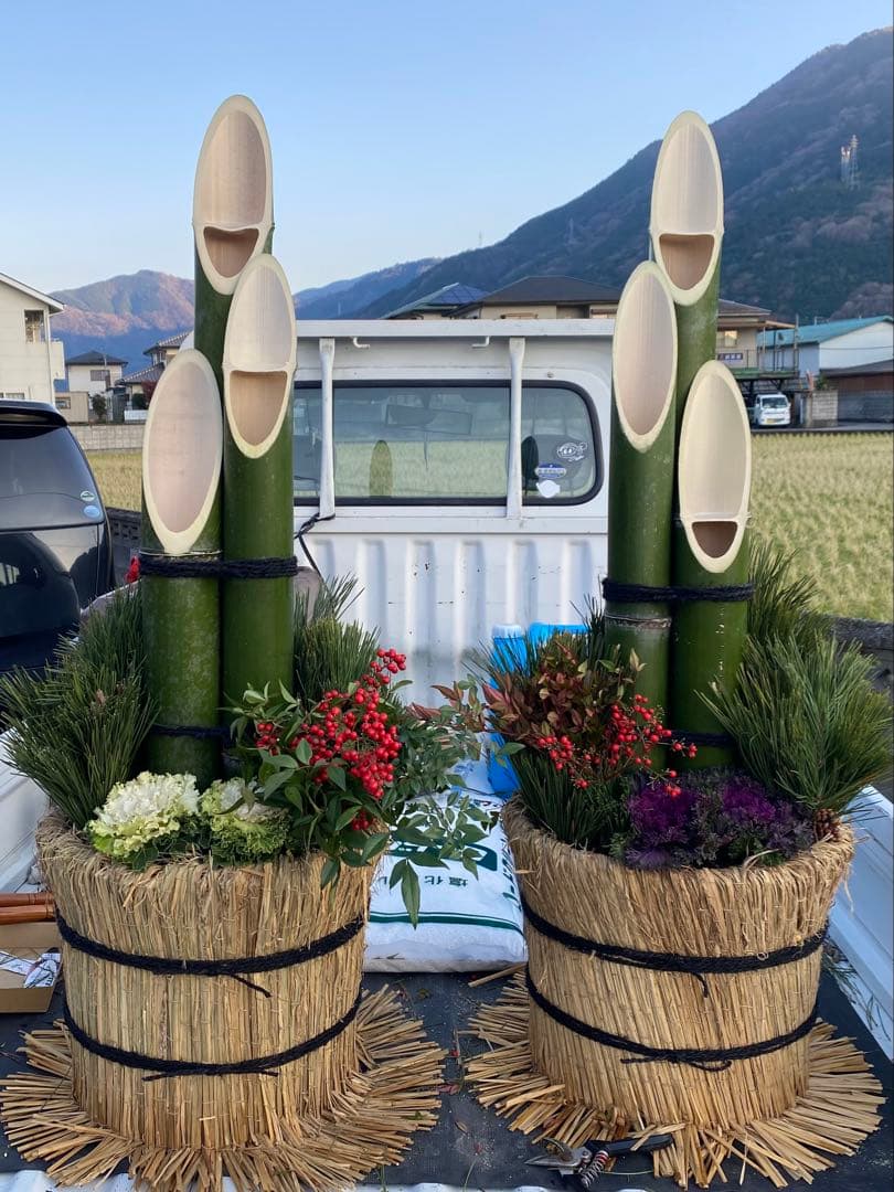 フミページ　門松B 120センチ