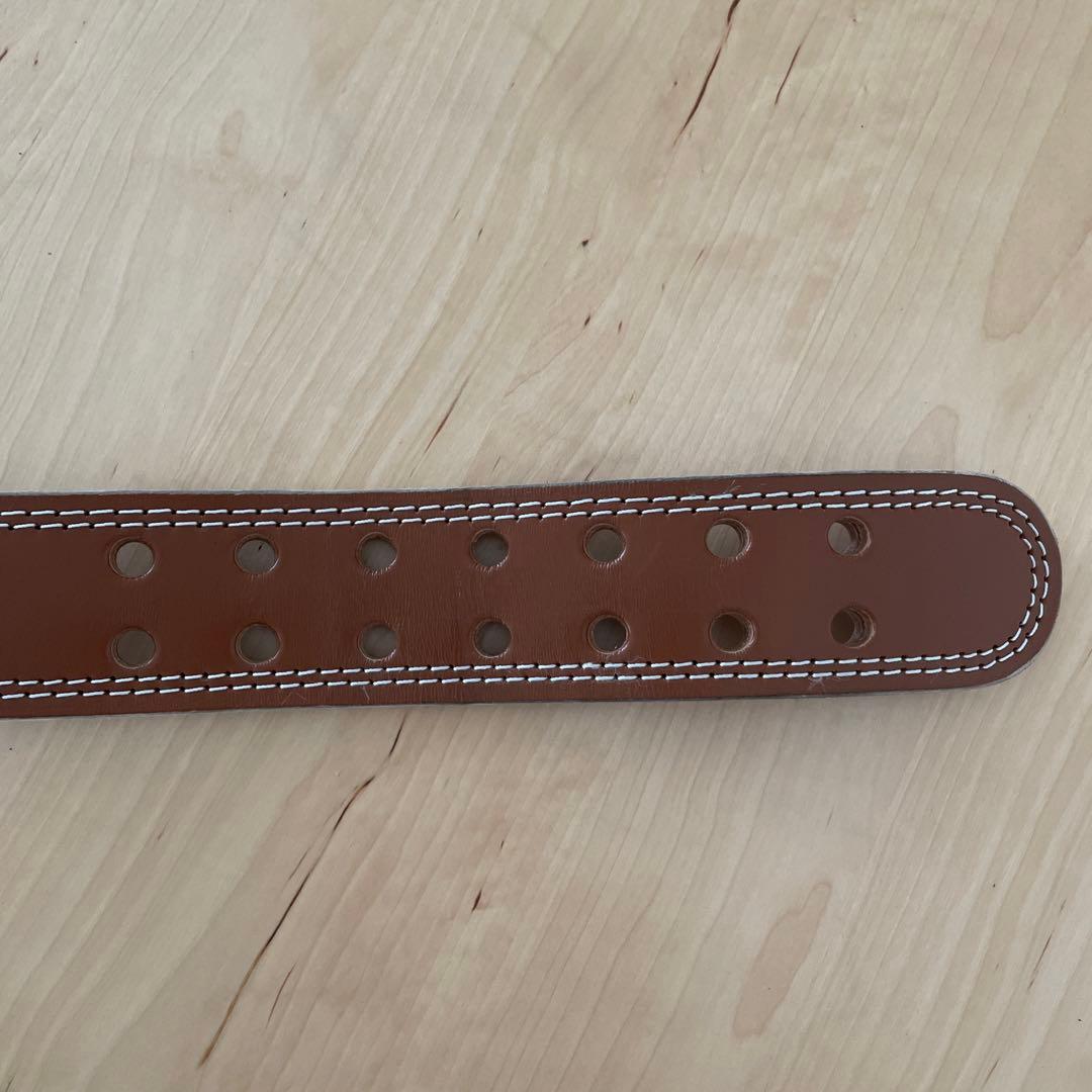 【美品】GOLD'S GYM G3324 プロレザーベルト Ｍサイズ