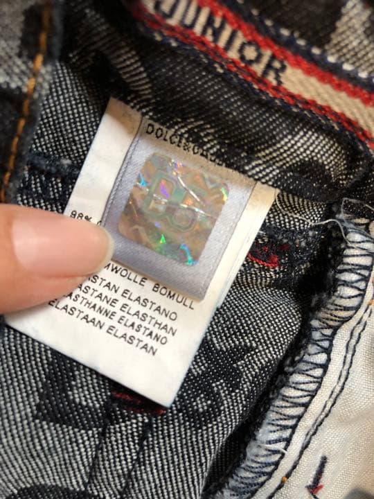 【専用】新品　Ｄ&Ｇ　ディーアンドジージュニア　デニムパンツ　80 ジーンズ