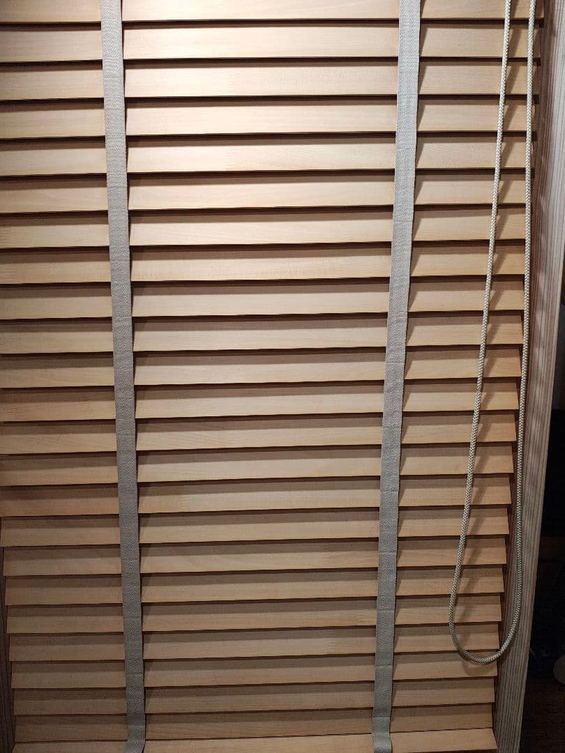 タチカワ　木製ブラインド　ウッドブラインド 　W700×H1290 2個セット