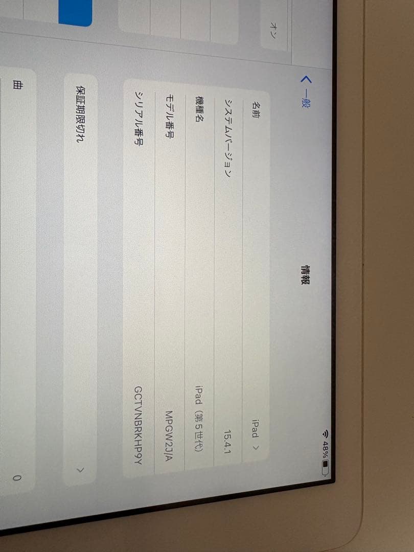 【Neko】iPad 第５世代　Wi-Fi 128GB