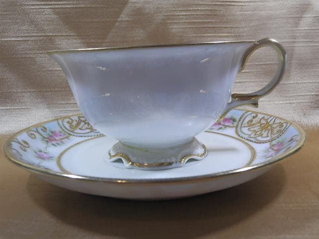 ノリタケ　マルキ　クリームホワイト　金盛　パステル