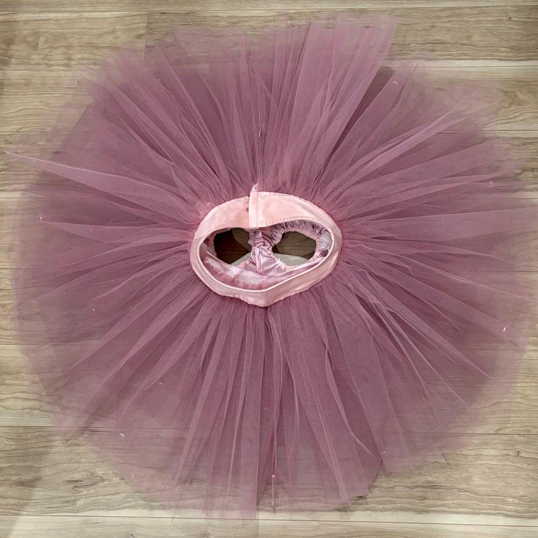バレエ　チュチュ　ピンク　シンプル　大人フリーサイズ　ハンドメイド　職人