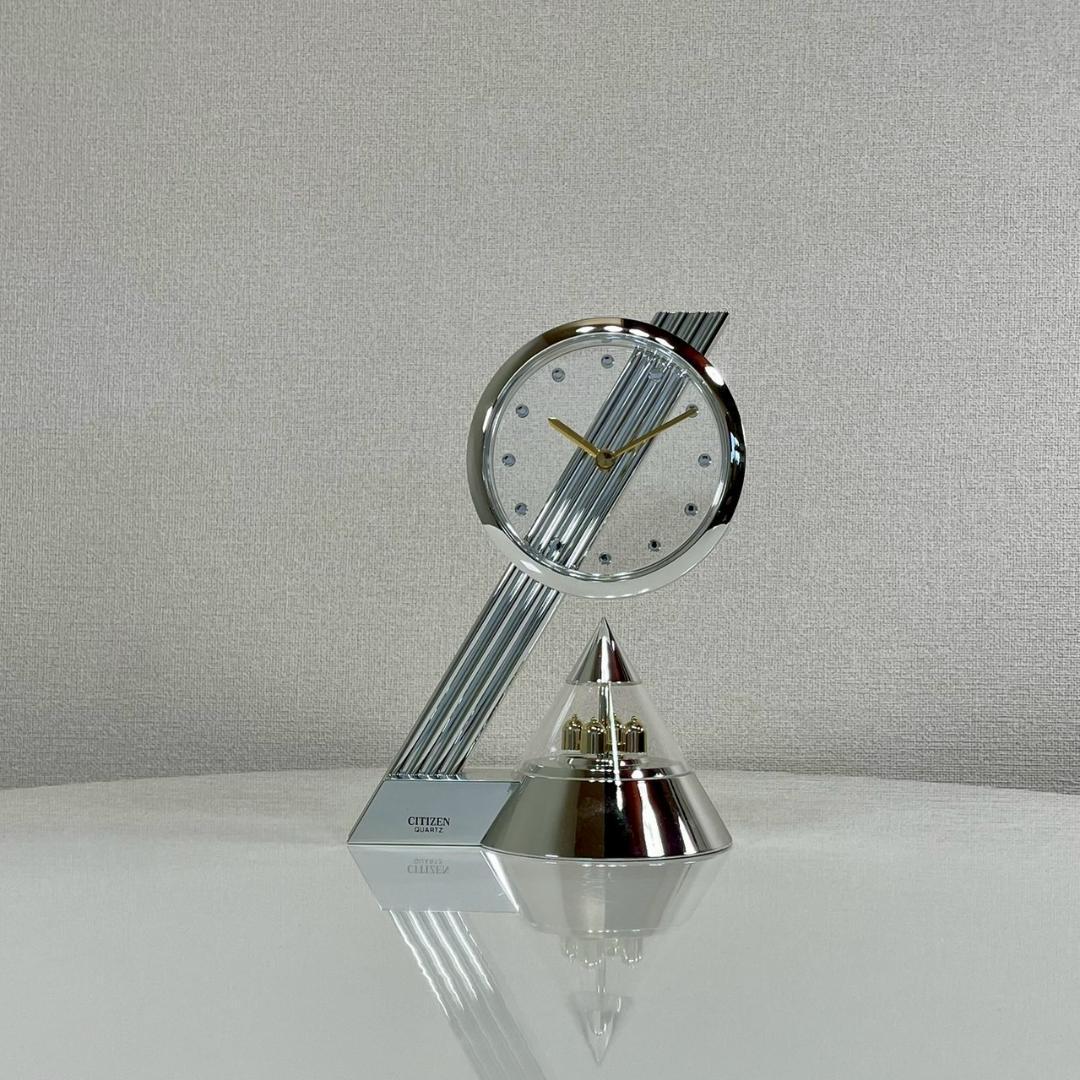 80's シチズン CITIZEN テーブルクロック 置き時計 アールデコ
