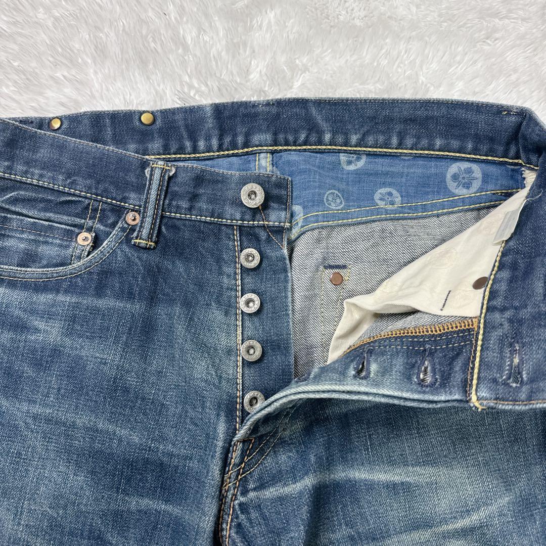 【入手困難】桃太郎ジーンズ 銅丹レーベル インディゴデニム 30 藍布屋