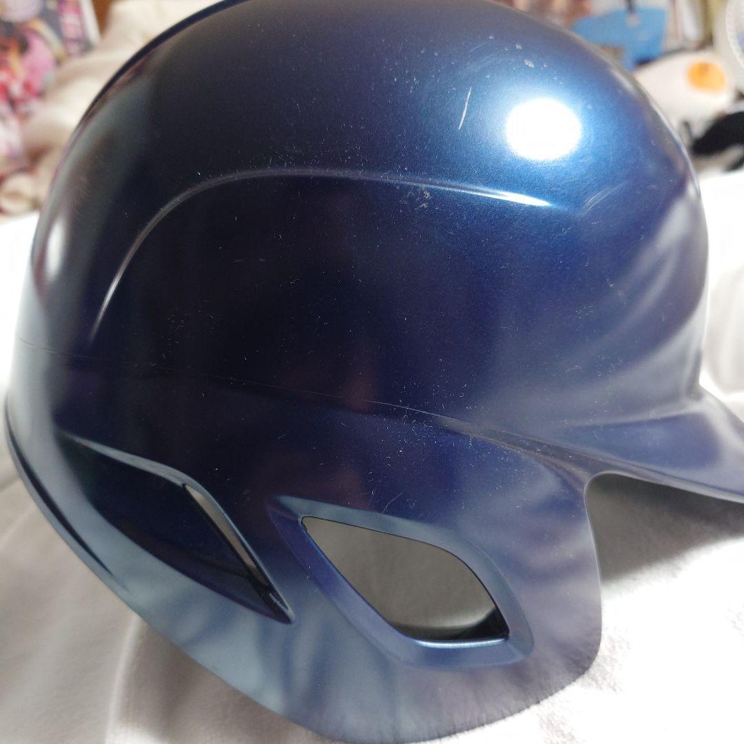 ZETT 軟式野球用ヘルメット 両耳 XO メタリックネイビー