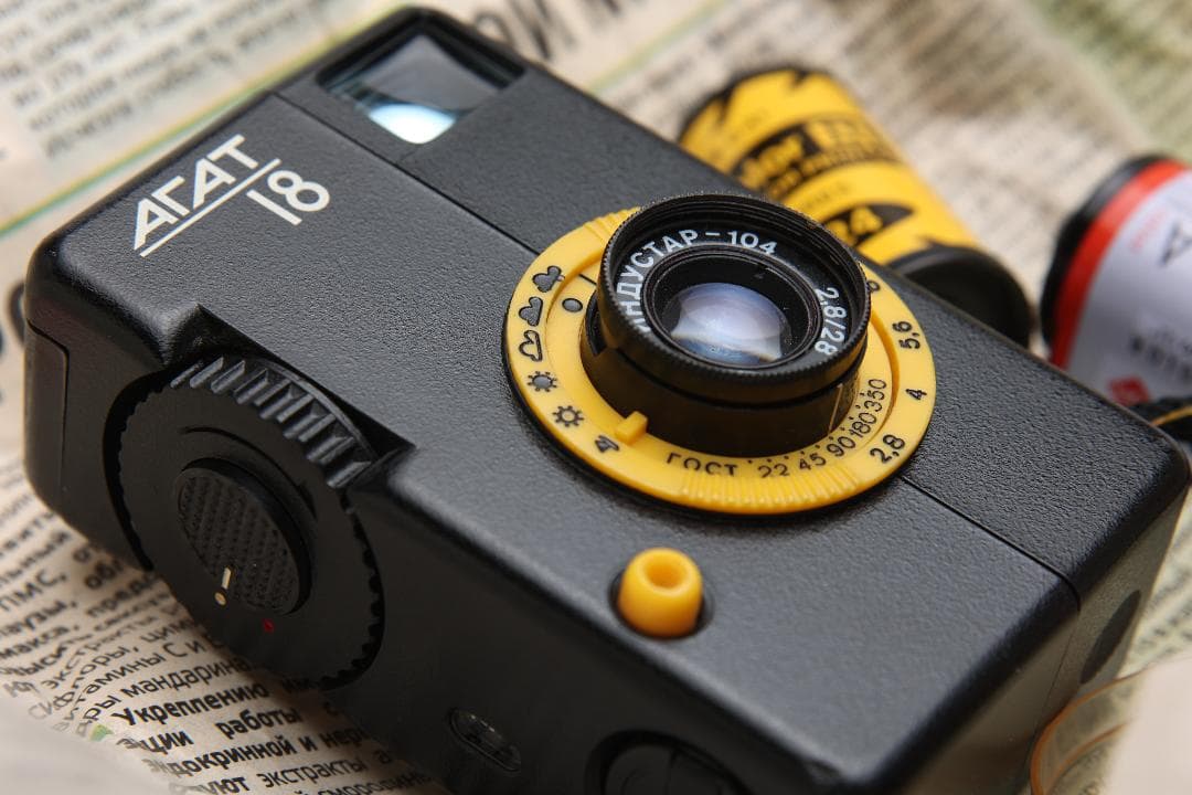 【美品】AGAT18k アガート 旧ソビエト ハーフカメラ