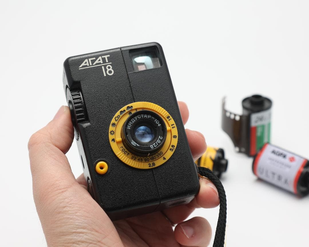 【美品】AGAT18k アガート 旧ソビエト ハーフカメラ