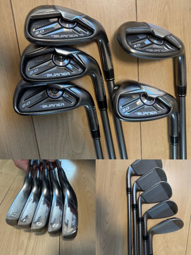 レディースTaylorMade BURNER 2.0アイアン 9本Lフレックス