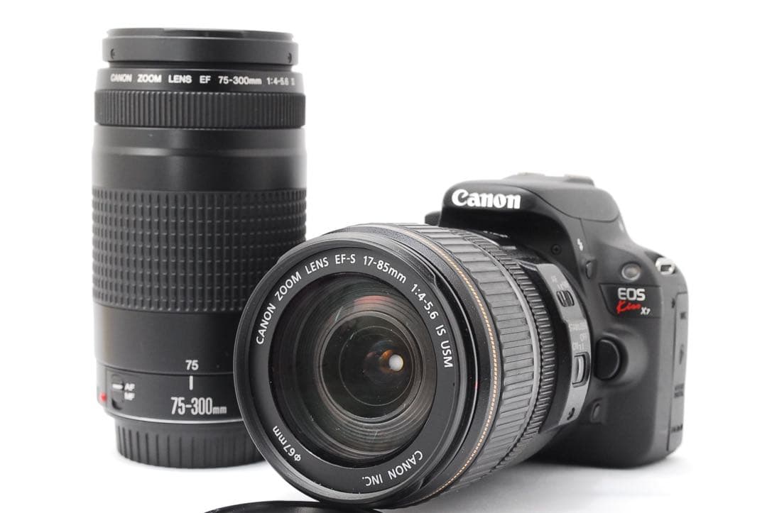 ❤️Canon Kiss X7❤️美品新品級❤️大人気機種✨ダブルレンズ✨超望遠レンズ