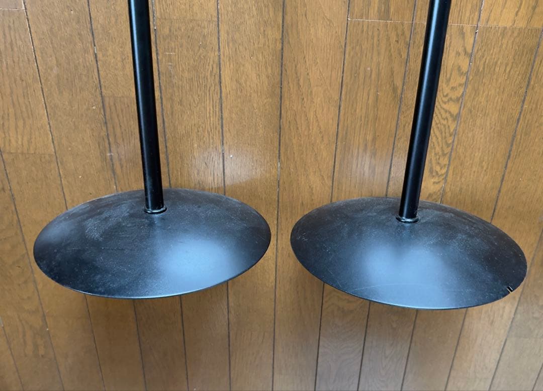 スピーカースタンド 金属製 黒