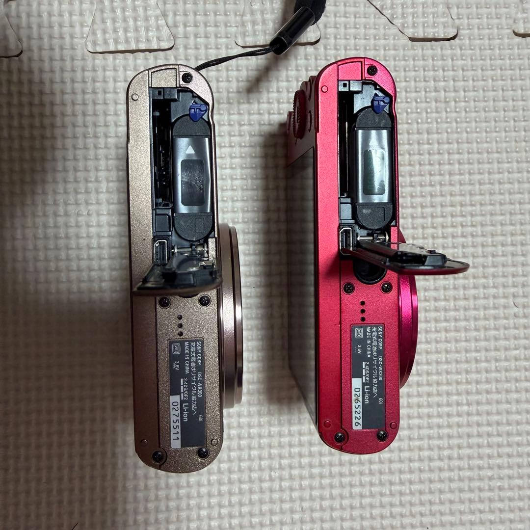 SONY DSC-WX300 本体2個セット　充電器　バッテリー5個付き