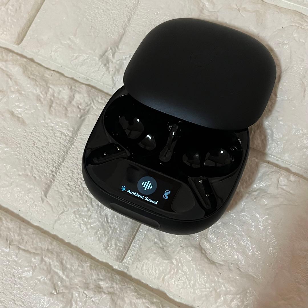 【美品】SoundCore Liberty 4 Pro バッテリー ブラック　黒