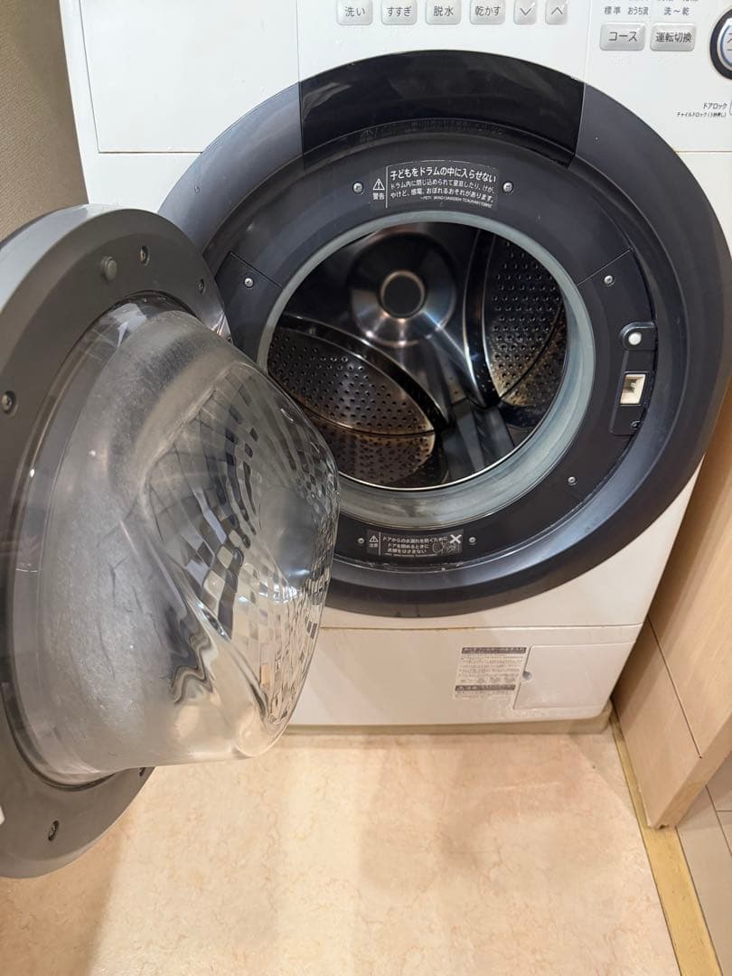 【ジャンク:異音】SHARP ドラム式洗濯機 ES-S7D(1/19までの発送)