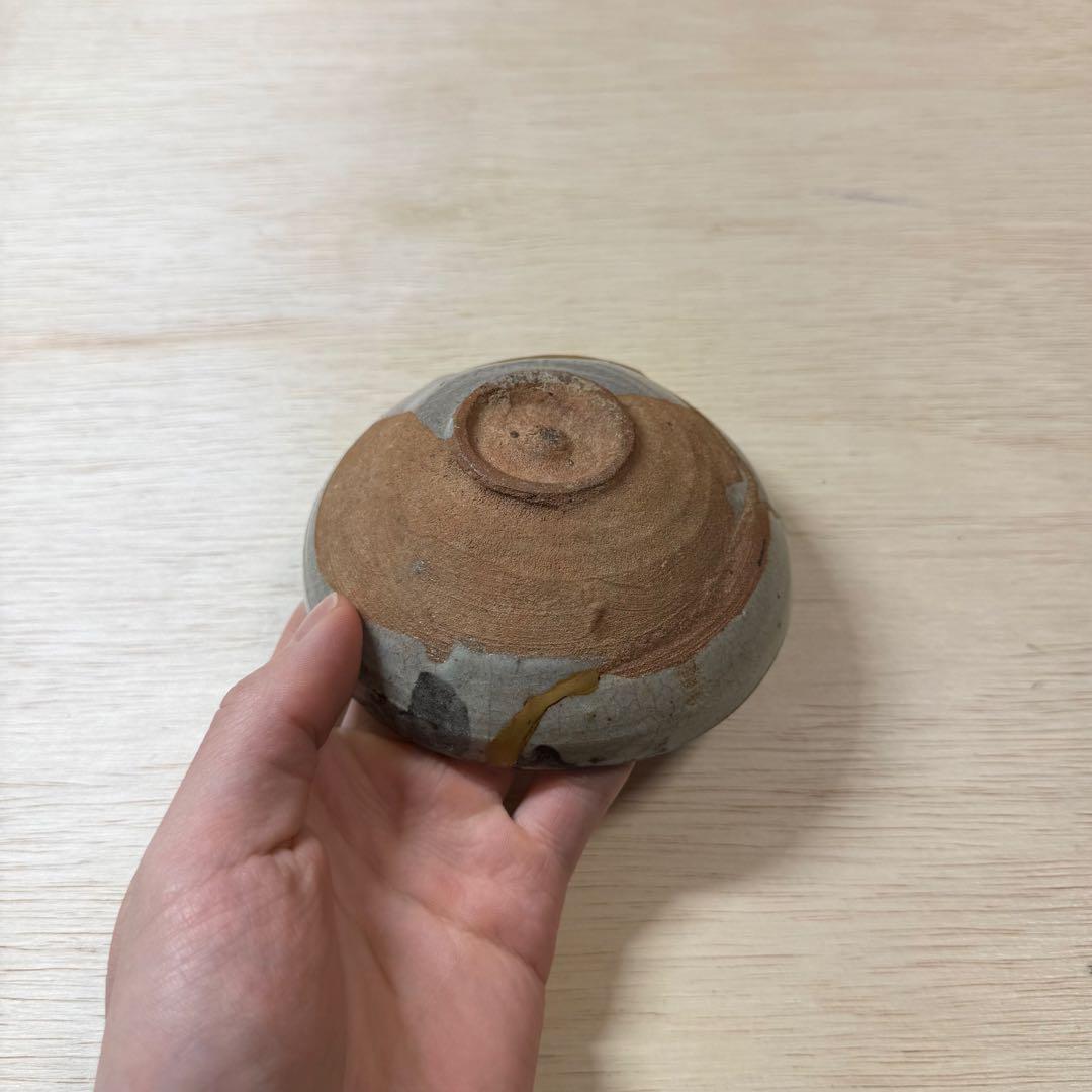 古唐津 皮鯨手 盃 山盃 桃山時代 江戸時代 陶片 初期伊万里 金継ぎ 古美術