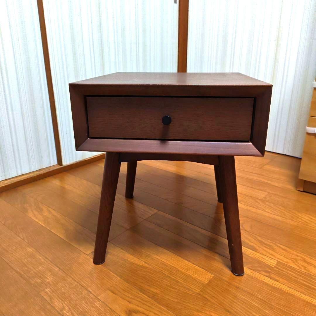 ニトリ フリーテーブル(NフィルンMBR) 後付けケーブルホルダー付き