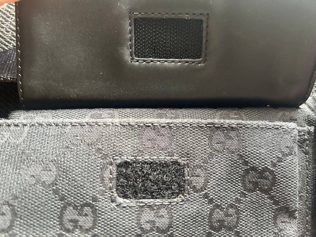 KT　GUCCI ボディバッグ・ウエストポーチ ブラック