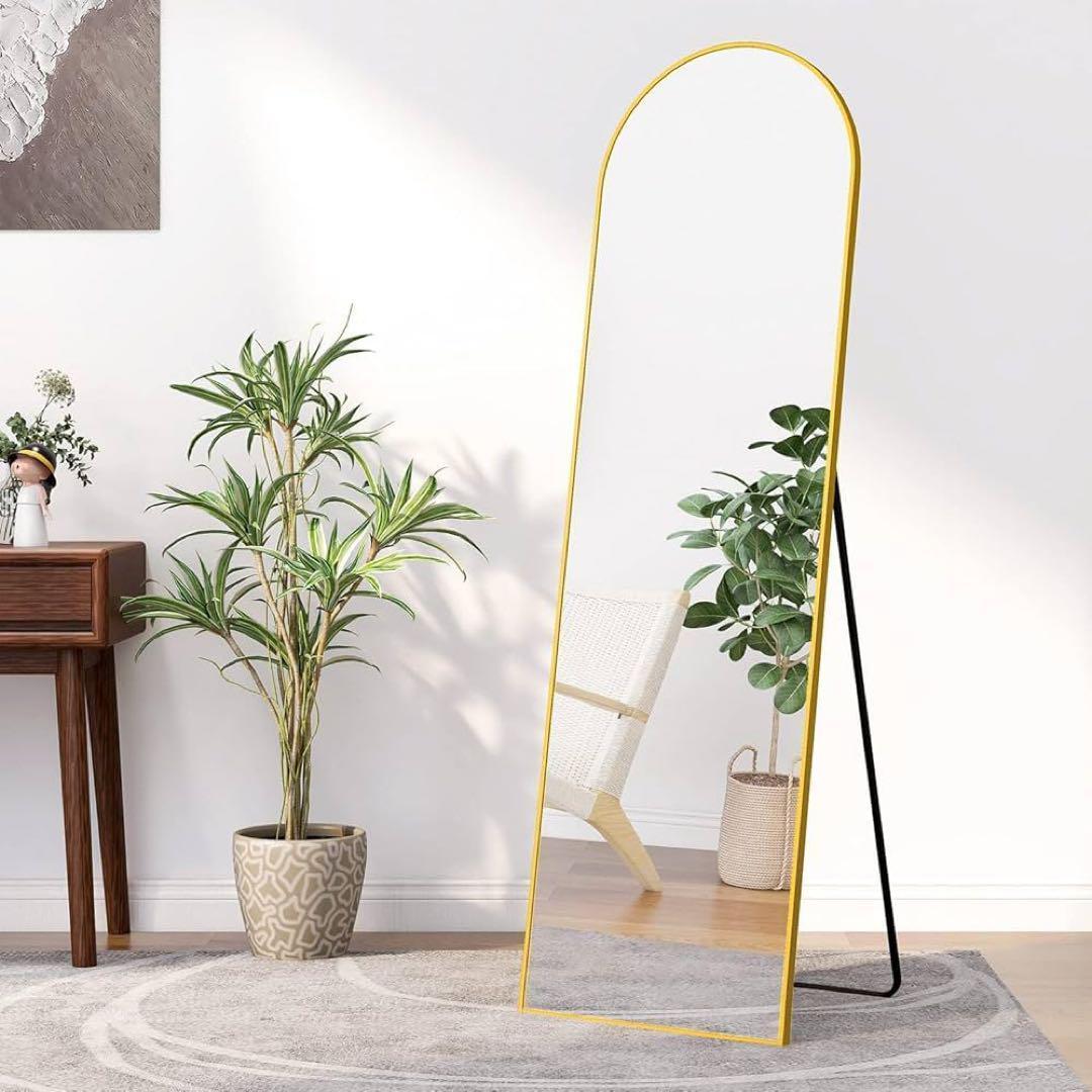 全身鏡 姿見 ミラー 北欧 スタンドミラー 壁掛け 立て掛け 160x50cm