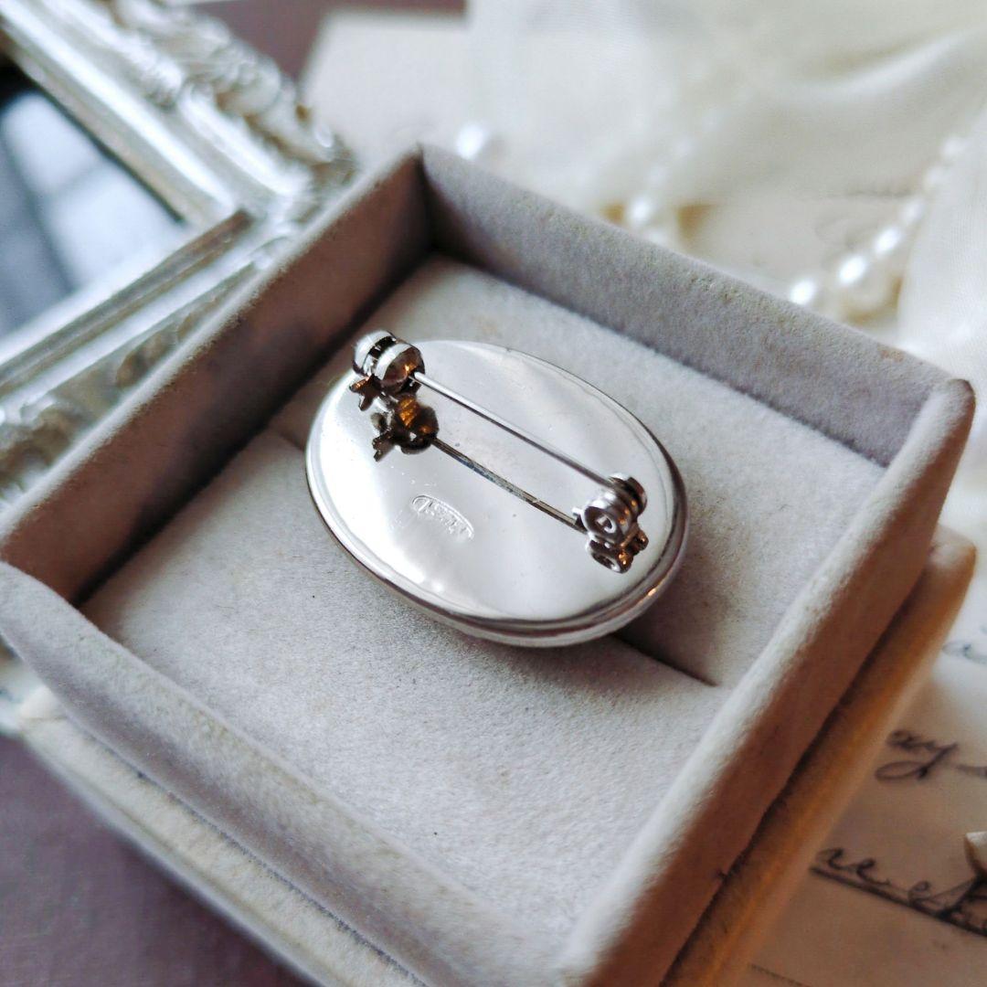 俊兼ジュエリー トシカネ 有田焼 フラワー ブローチ 花模様 TOSHIKANE