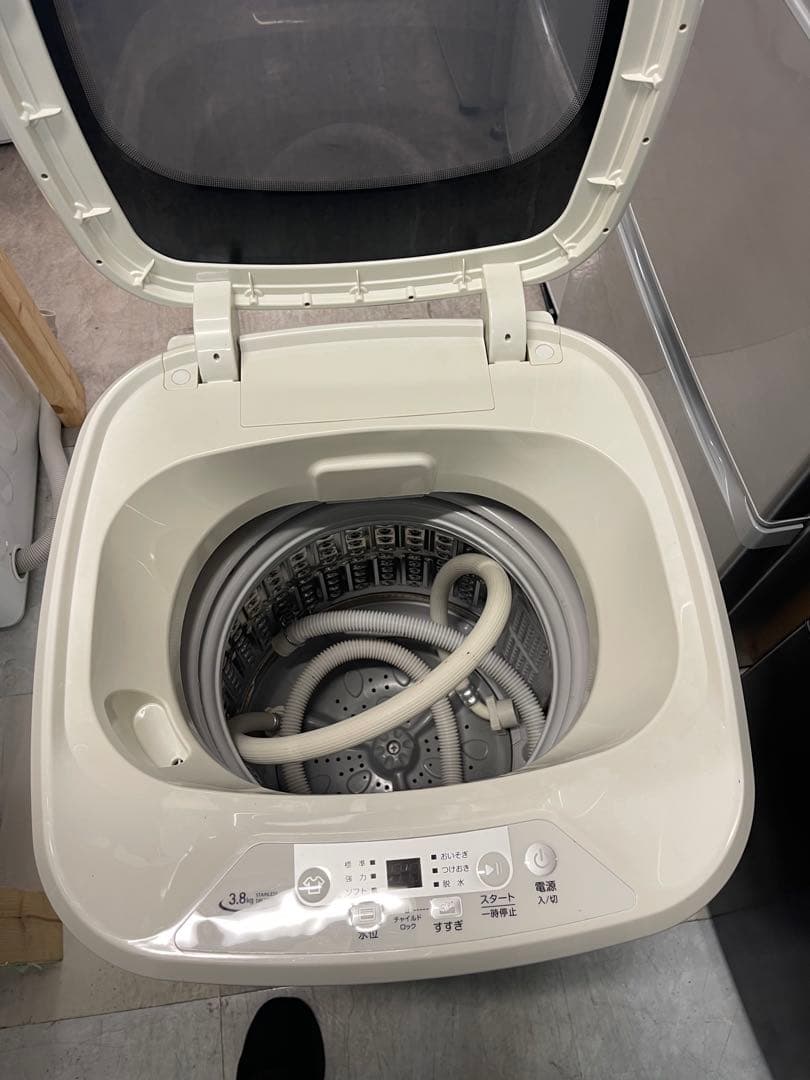 YAMAZEN 縦型洗濯機 3.8kg 洗浄済み