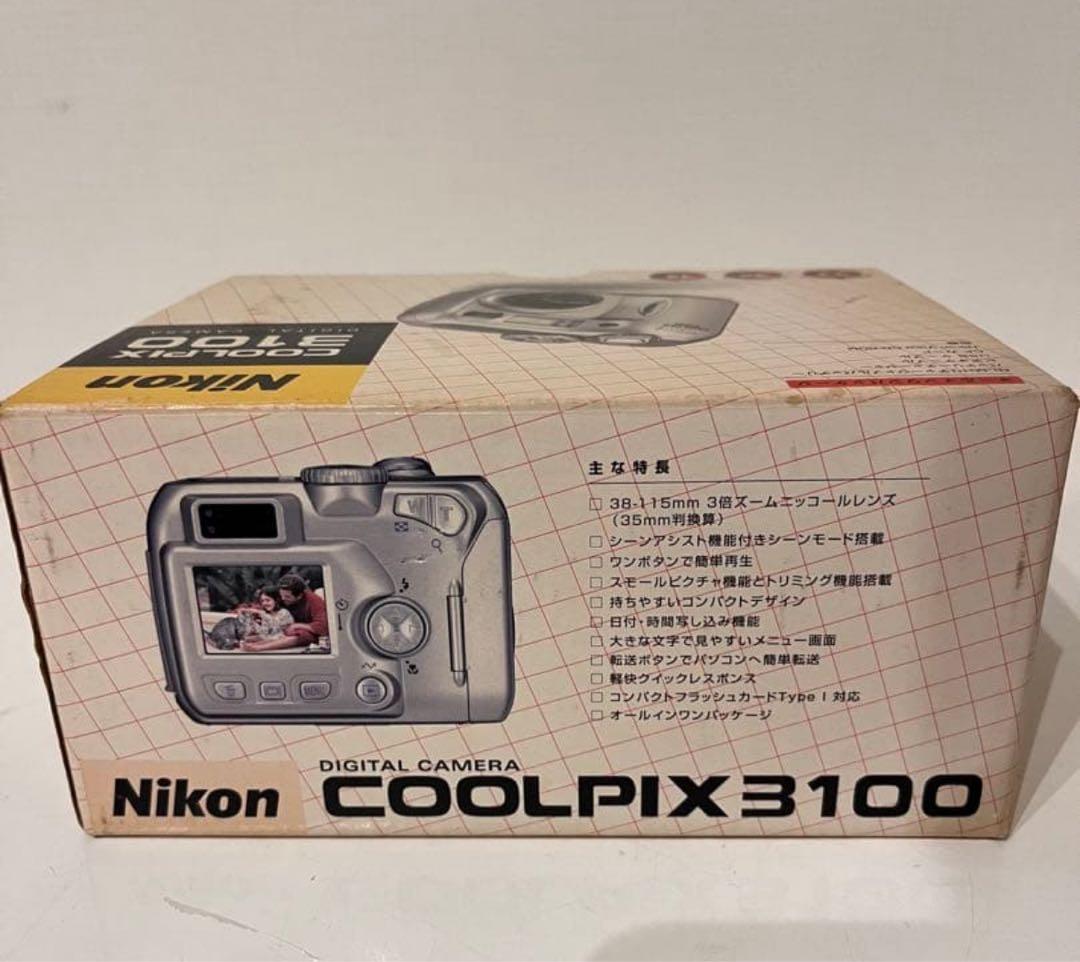 Nikon COOLPIX 3100 デジカメ 箱付き　【通電確認済み】