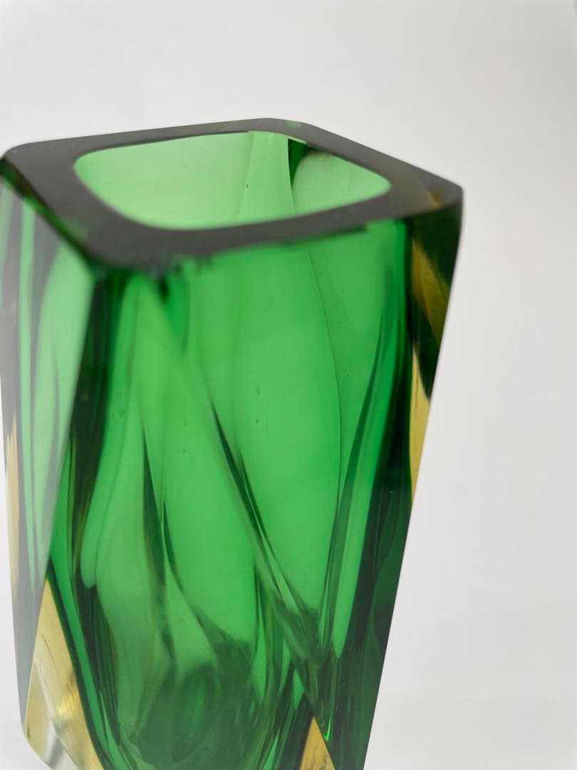 ミッドセンチュリー　ヴィンテージムラーノガラス　花瓶　オブジェ