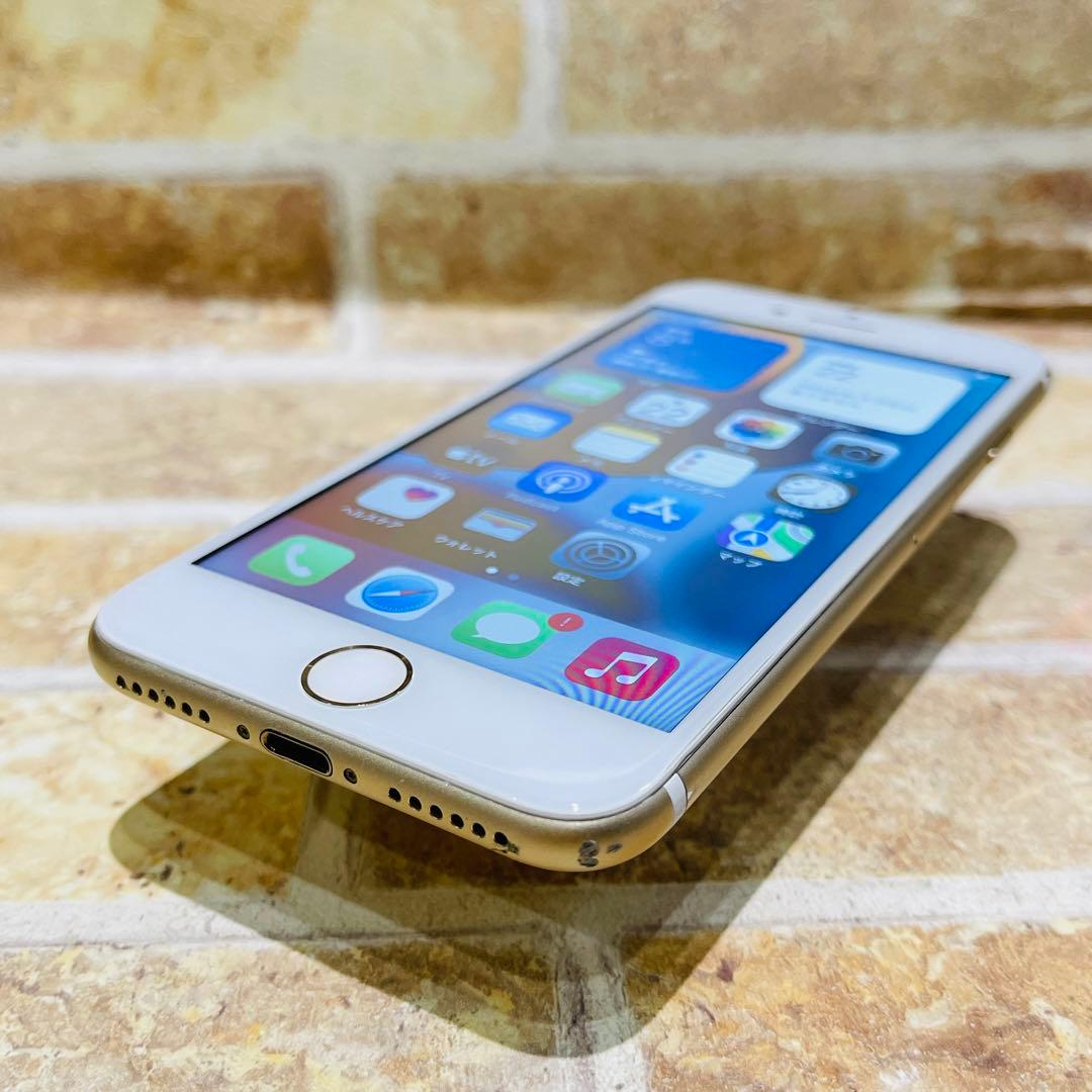 SIMフリー iPhone7 128GB ゴールド 電池新品