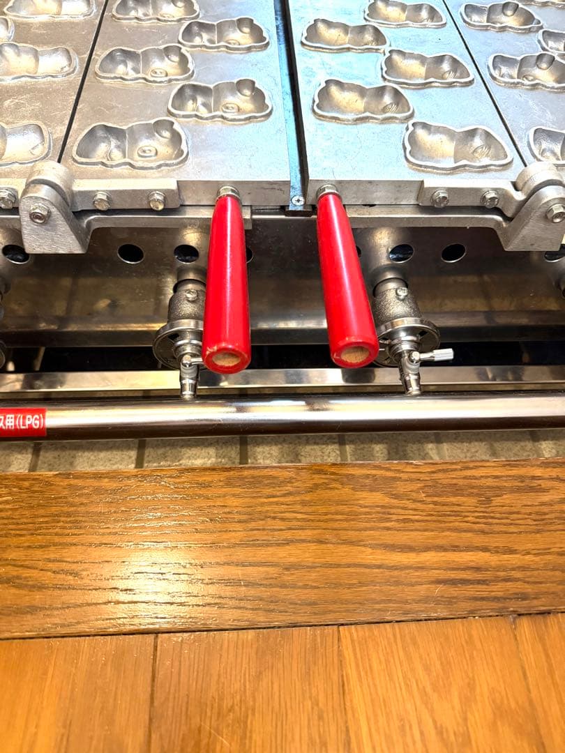 【美品】蜜元研究所 パンダ焼き ベベパンダ 業務用　(たい焼き燃板変更可能)