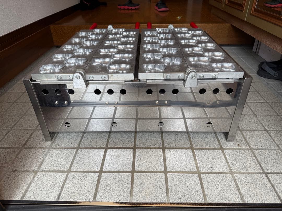 【美品】蜜元研究所 パンダ焼き ベベパンダ 業務用　(たい焼き燃板変更可能)