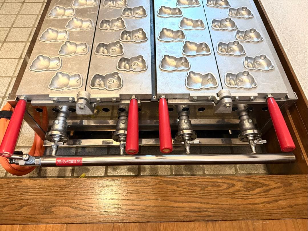 【美品】蜜元研究所 パンダ焼き ベベパンダ 業務用　(たい焼き燃板変更可能)