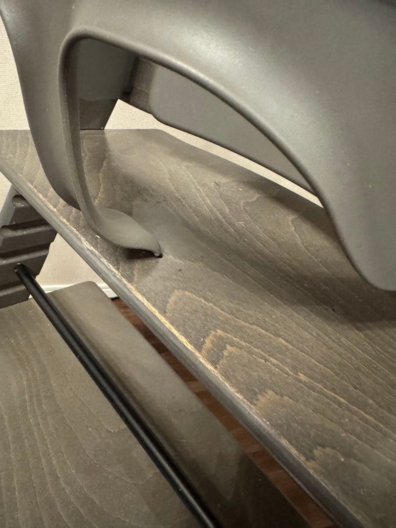 ストッケ　トリップトラップ　チェア　ヘイジーグレー　ベビーセット付き　組立済み