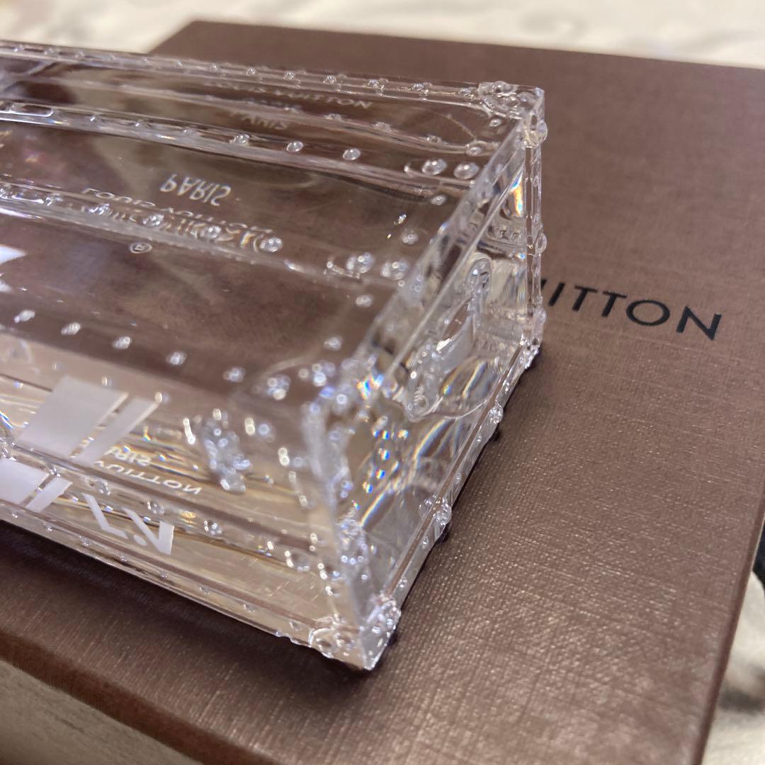 LOUIS VUITTON トランク モチーフ クリスタル ペーパーウェイト