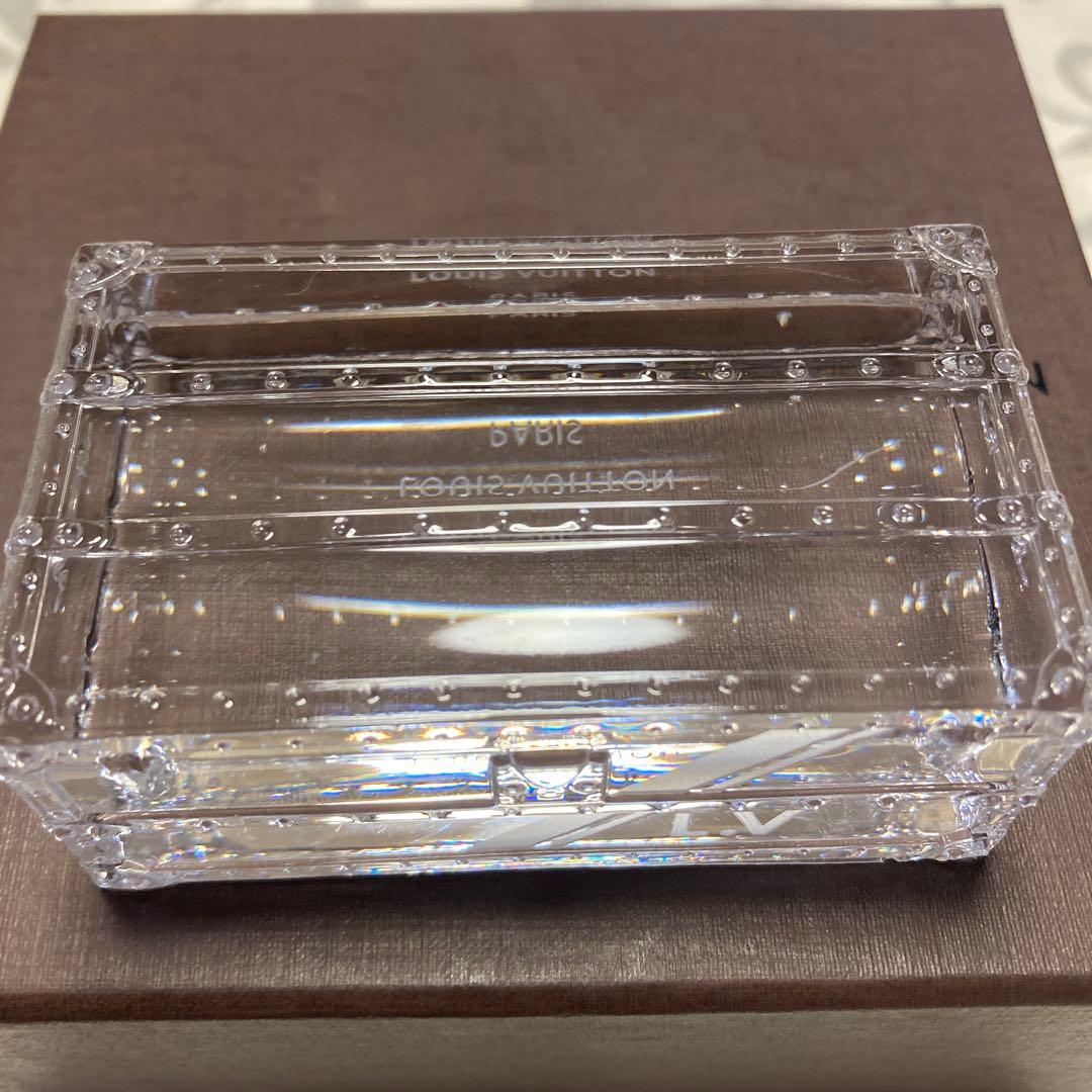 LOUIS VUITTON トランク モチーフ クリスタル ペーパーウェイト