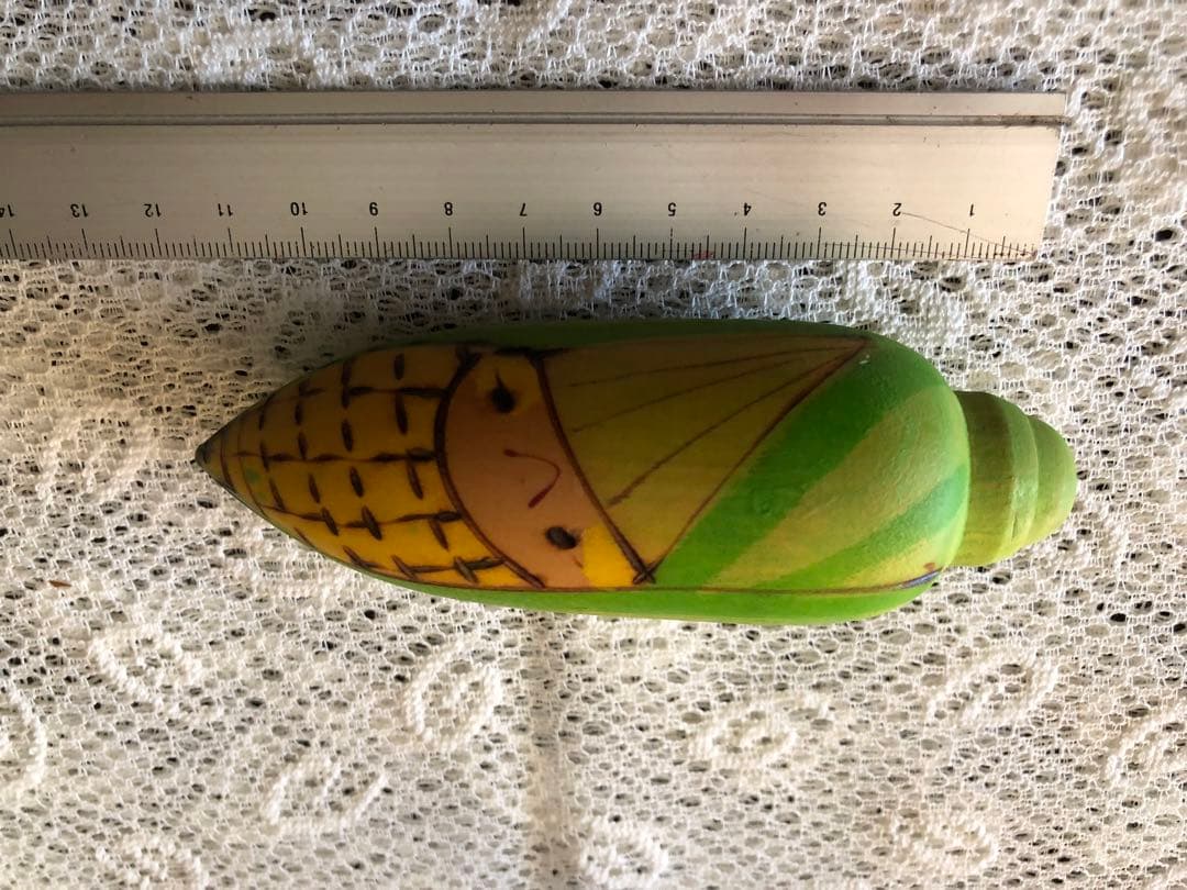 ふくしまひろえ 野菜こけし 果物こけし セット　木製野菜モチーフ人形セット