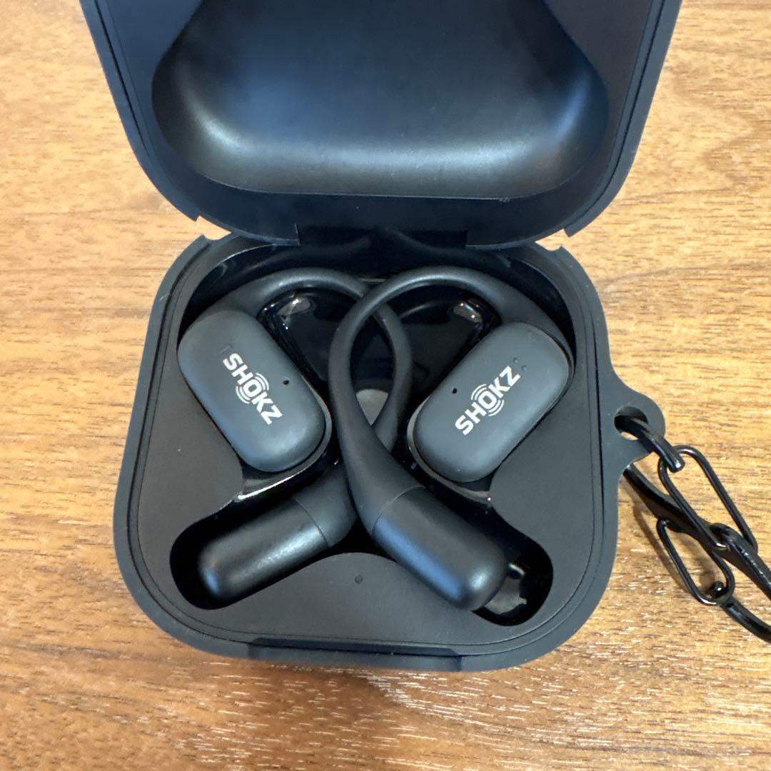 Shokz OPENFIT ワイヤレスイヤホン ブラック